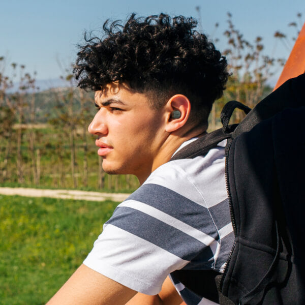 Traveling with TOZO noise cancelling headphones